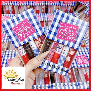 Set 5 chai xịt thơm body mist bath and body works mini