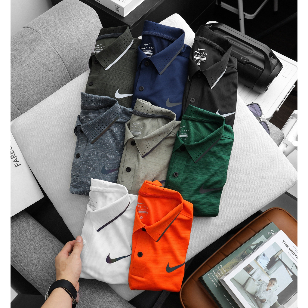 [ 5 MÀU ] Áo thun đánh golf, áo polo thể thao cổ trụ cao cấp, chất liệu thun dệt kimsiêu mịn mát PL12