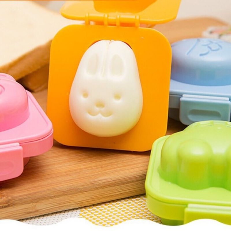 Bộ 6 Khuôn Tạo Hình Làm Cơm, Bánh, Thạch Cho Bé