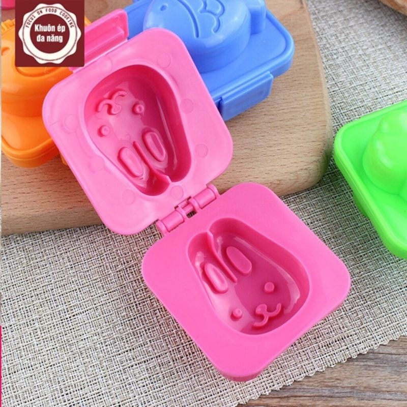 Bộ 6 Khuôn Tạo Hình Làm Cơm, Bánh, Thạch Cho Bé