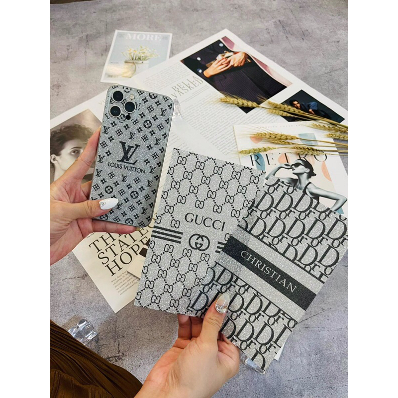 Bộ Dán ppf nhũ lưng , viền, camera  iphone 7plus 8plus X Xs Xsmax 11 12 13 14 promax 11pro 12pro 13pro 14pro pro max