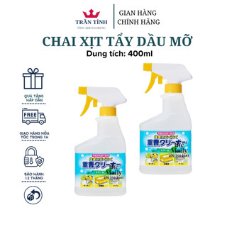 Chai xịt tẩy dầu mỡ và tẩy rửa nhà bếp baking soda rocket 400ml – nội địa nhật bản