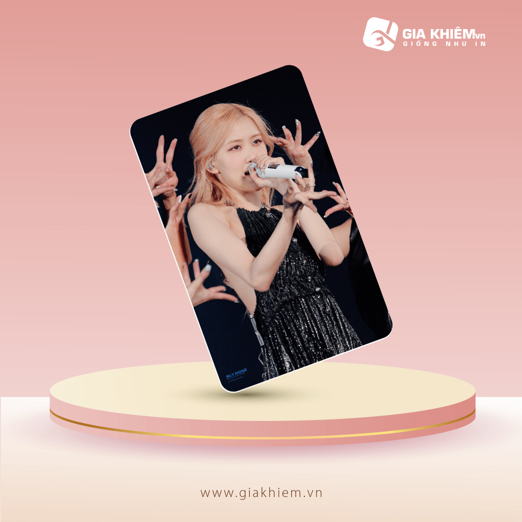 Card bơi BLACKPINK  Card nhựa dày như thẻ ATM CCCD