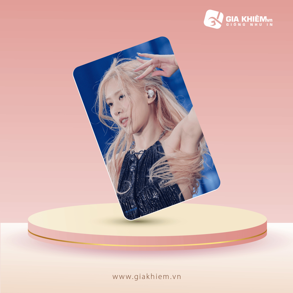 Card bơi BLACKPINK  Card nhựa dày như thẻ ATM CCCD