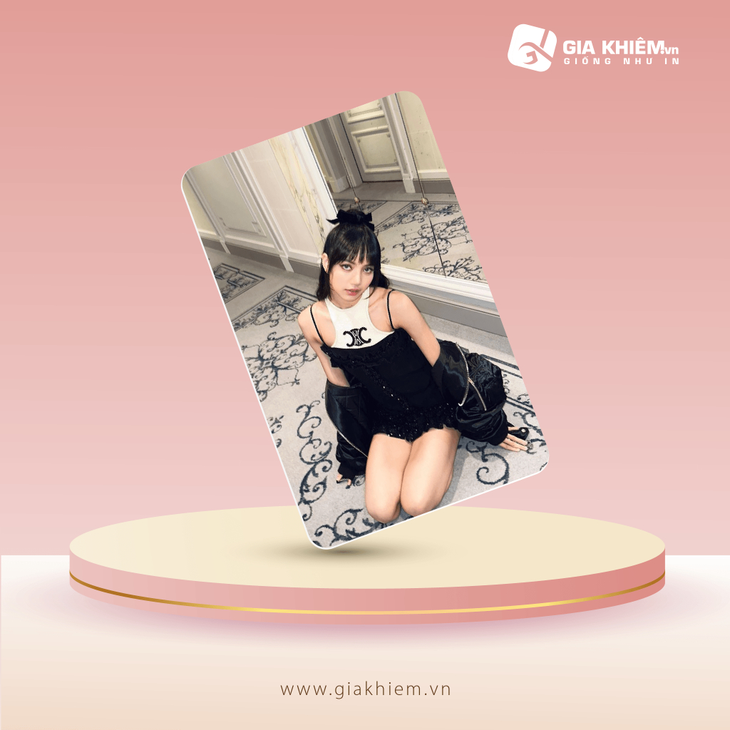 Card bơi BLACKPINK  Card nhựa dày như thẻ ATM CCCD