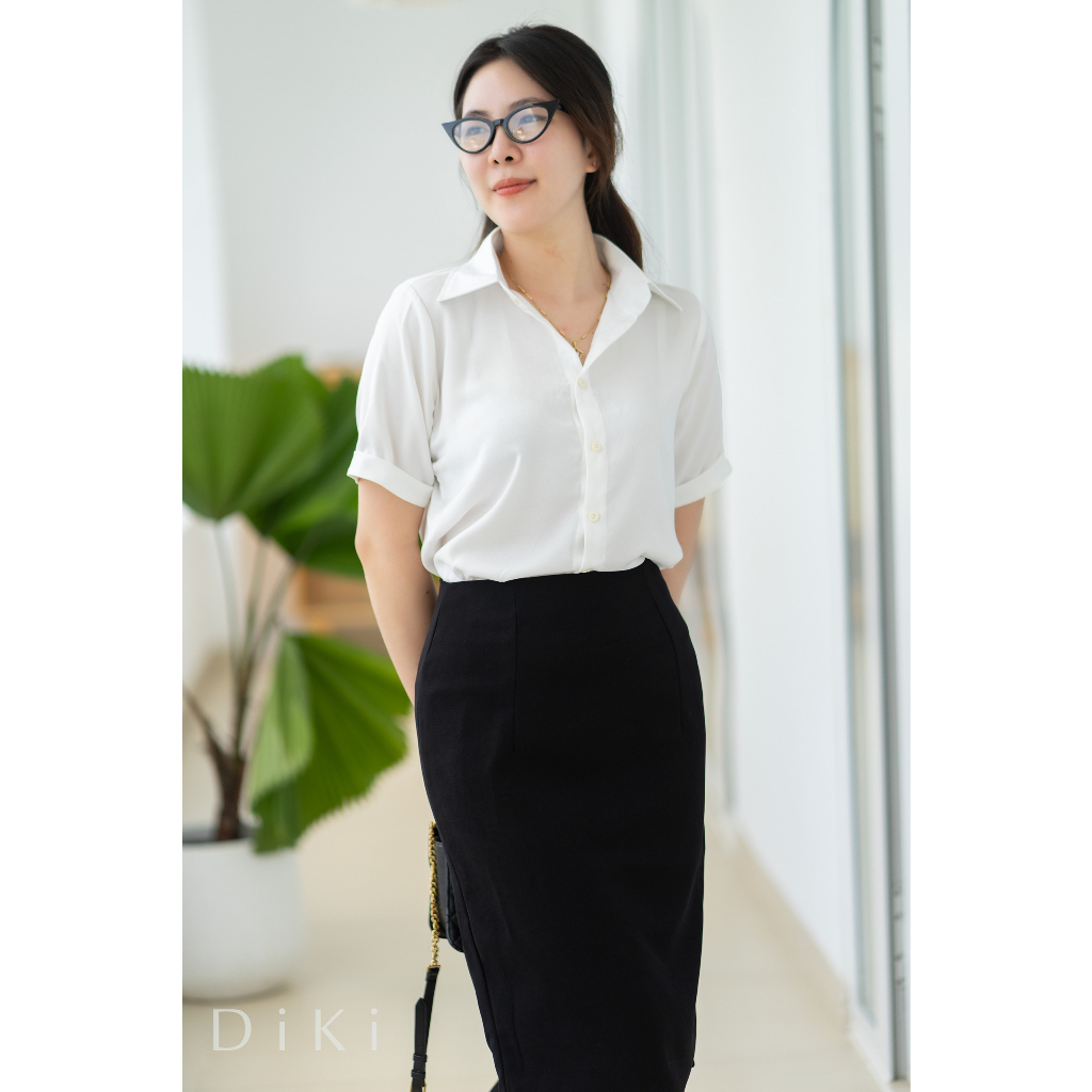 Chân váy công sở đẹp dáng bút chì dài 2 lớp xẻ tà sau váy bút chì dài