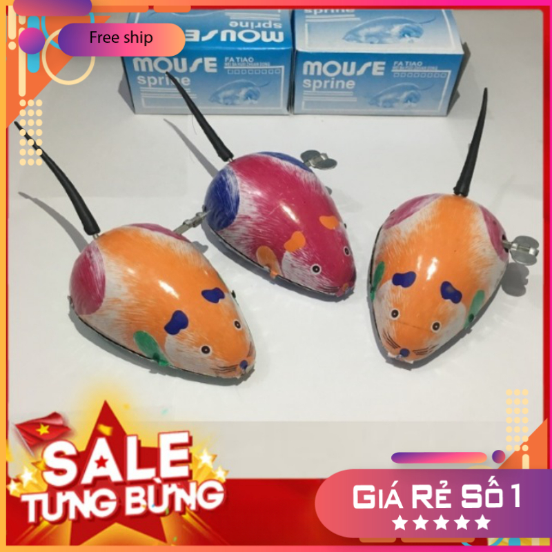 Đồ chơi chú ếch,gà, thỏ,chuột,xe tăng lên dây cót dễ thương cho bé - Đồ chơi trở về tuổi thơ của thế hệ 8x 9x