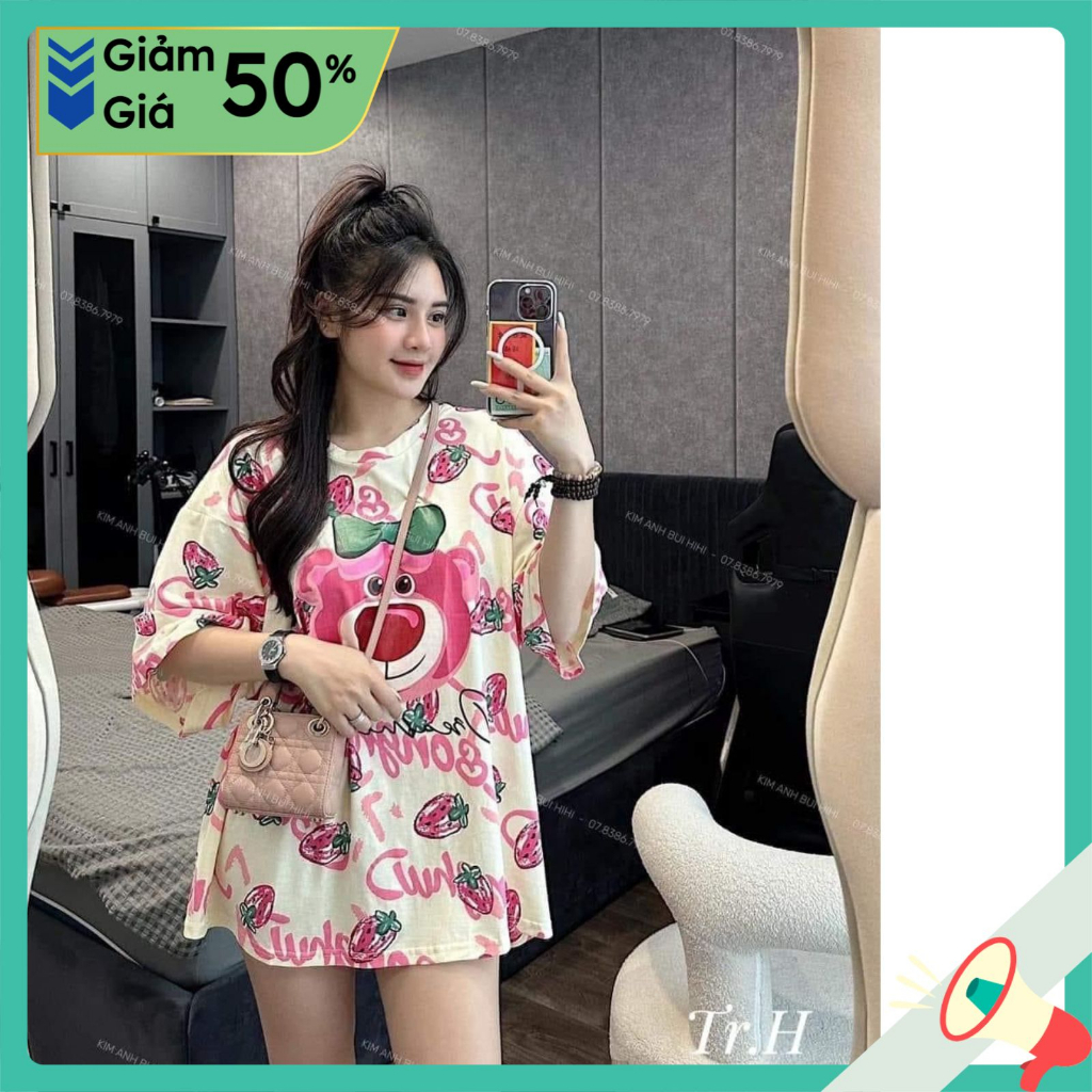 Áo thun nữ nam tay lỡ form rộng Oversize Unisex chất cotton siêu đẹp vải dày dặn mẫu hot 2023 | BigBuy360 - bigbuy360.vn