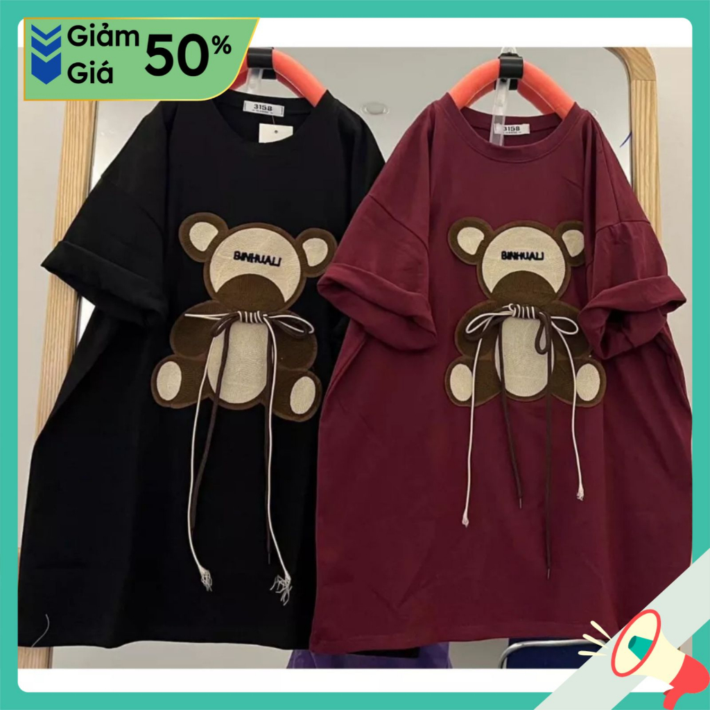 Áo thun nữ nam tay lỡ form rộng Oversize Unisex chất cotton siêu đẹp vải dày dặn mẫu hot 2023