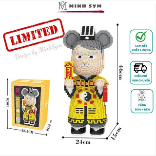 Đạo sĩ lắp ráp - bộ lắp ráp bearbrick đạo sĩ 46cm tặng búa đèn