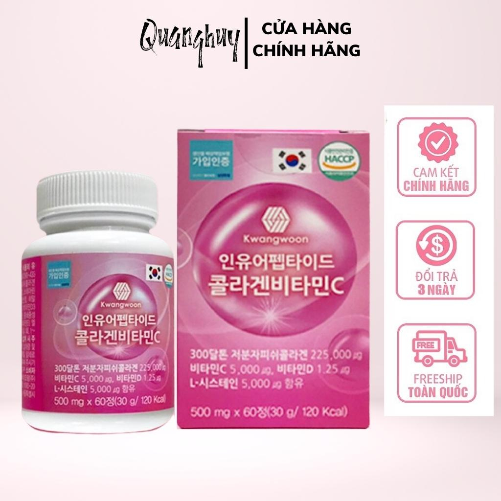 Viên uống trắng da Collagen Vitamin C Peptide ( Hộp 60 viên ) Hàn Quốc