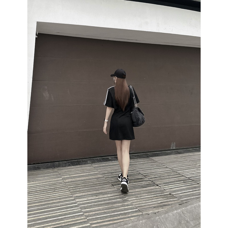 Váy das cut eo siu hack dáng GiGi