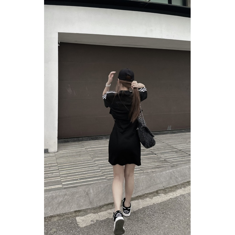 Váy das cut eo siu hack dáng GiGi