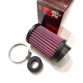  Lọc trụ Lọc Gió Trụ KN K&N kèm đai bắt phù hợp các dòng xe Pô E Tăng Tốc   Loại Dài   