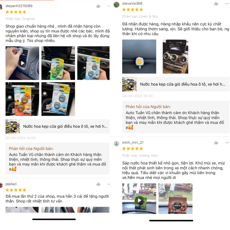 Nước hoa ô tô cao cấp Febreze, tinh dầu tự nhiên, mùi hương sang trọng