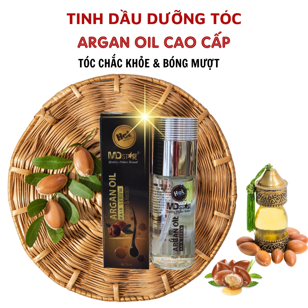 Tinh Dầu Dưỡng Tóc Cao Cấp Phục Hồi Hư Tổn Khô Xơ Chẻ Ngọn Bóng Mượt Tóc