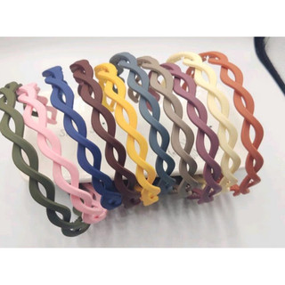 Bờm tóc nhựa xoắn⚡️FREE SHIP⚡️Cài tóc tết bím nhựa xoắn bản nhỏ - Băng đô cài tóc phong cách hàn quốc Bờm nhựa