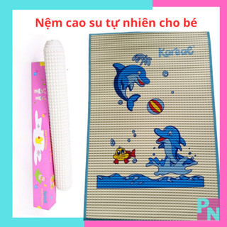 Nệm mát cho bé nệm cao su non chống thấm Kareal khổ 60x90cm (100% cao su tự nhiên)