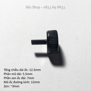 Ốc vặn tay cho case máy tính mặt kính - giá lẻ 1 chiếc