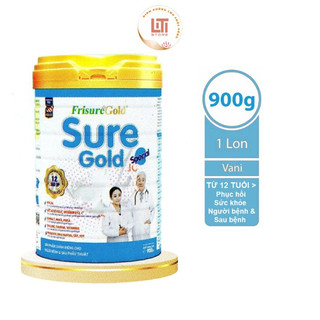 Sữa bột Phục hồi Sức khỏe cho Người bệnh và sau Phẫu thuật Sure Gold Lon 900gr