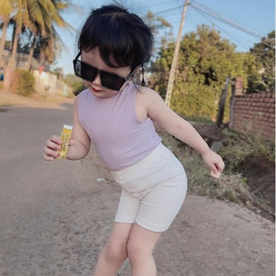 Quần legging Xún lolakid chất liệu thun tăm 100% cotton nhiều màu dáng ôm co dãn cho bé