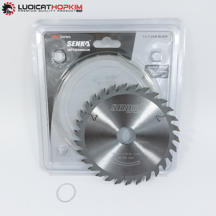 Lưỡi cắt gỗ hợp kim 125mm 30 răng SENKA