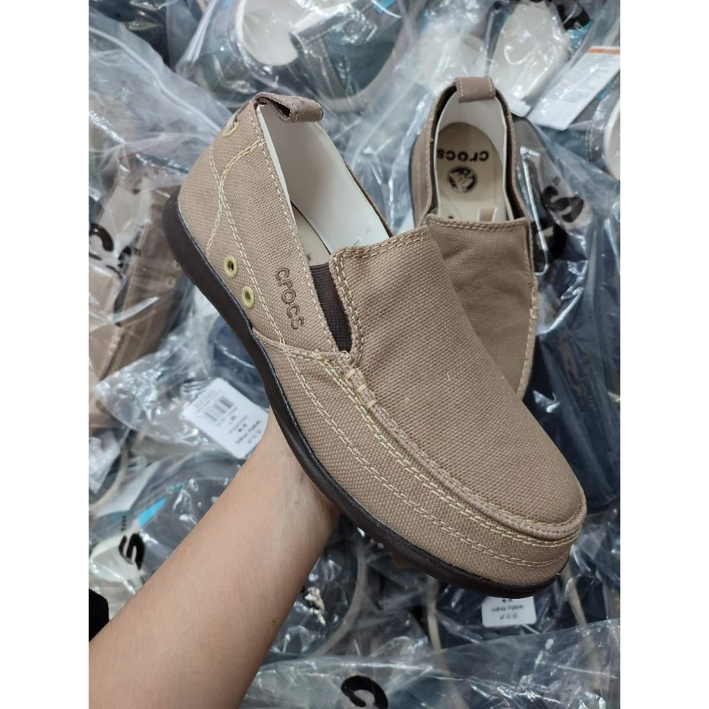 GIÀY VẢI  CROSS WALU  CANVAS LOADFER CHỐNG HÔI CHÂN CHO NAM MÀU NÂU