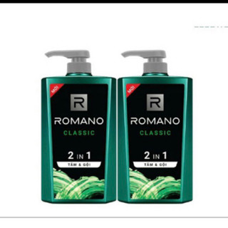 Tắm gội 2 in 1 romano Classic 650ml
