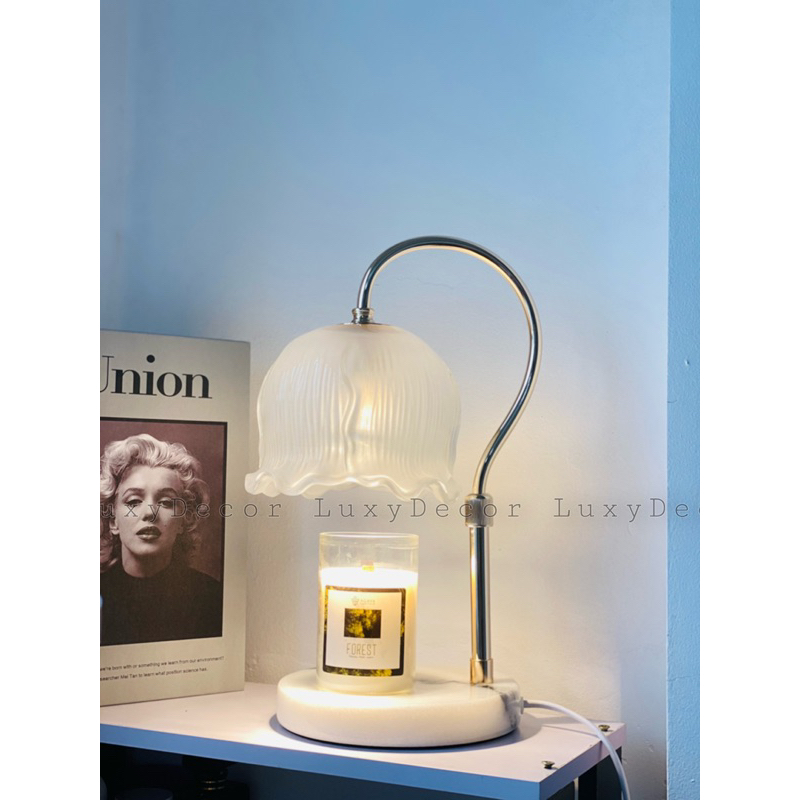 Đèn đốt nến thơm,đèn trang trí,đèn ngủ cao cấp LiLY OF THE VALLEY hiện đại,sang trọng,luxury