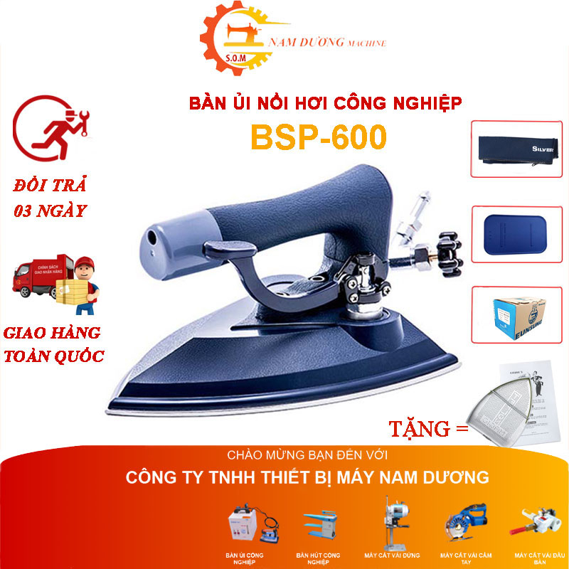 Bàn Ủi Nồi Hơi BSP-600 &gt; Bàn là Nồi hơi Hàn Quốc Chính Hãng (LỖI 1 DỔI 1) dùng cho nồi hơi công nghiệp