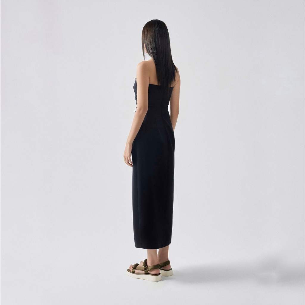 REINA - Đầm Strapless dress Black