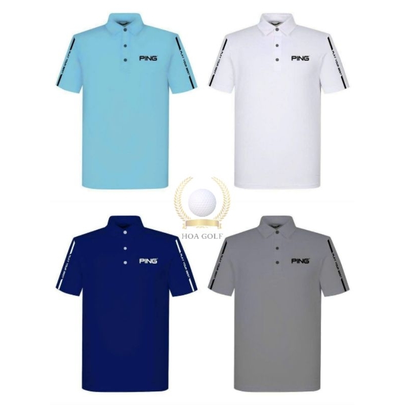 Áo Golf cộc tay Ping - Mẫu áo Golf cộc tay mới nhất 2023