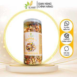Ngũ cốc ăn kiêng giảm cân Granola siêu hạt, Granola siêu hạt ăn kiêng eat clean không đường - DK08