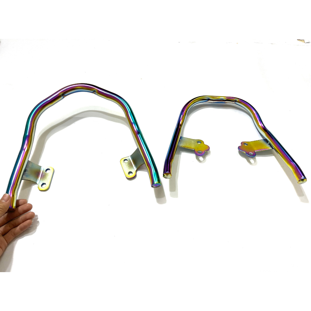 Tay xách titan 7, cảng sau titan màu gắn cho xe wave 50cc 100cc 110cc 2006 - 2022 hàng đẹp chuẩn ảnh