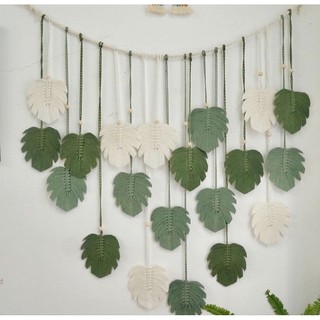 Rèm Lá Macrame trang trí nhà cửa