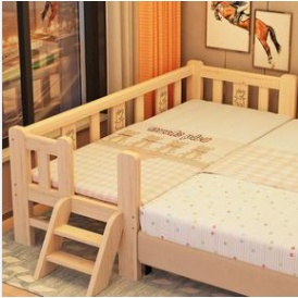 Giường ghép cho bé, giường gỗ trẻ em chắc chắn KT 200x100x40cm dành cho bé
