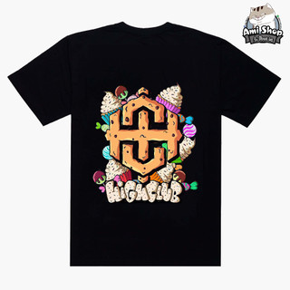⚡️freeship⚡️áo thun in hình highclub cookie tee mẫu áo trắng và đen cực đẹp, cực chất