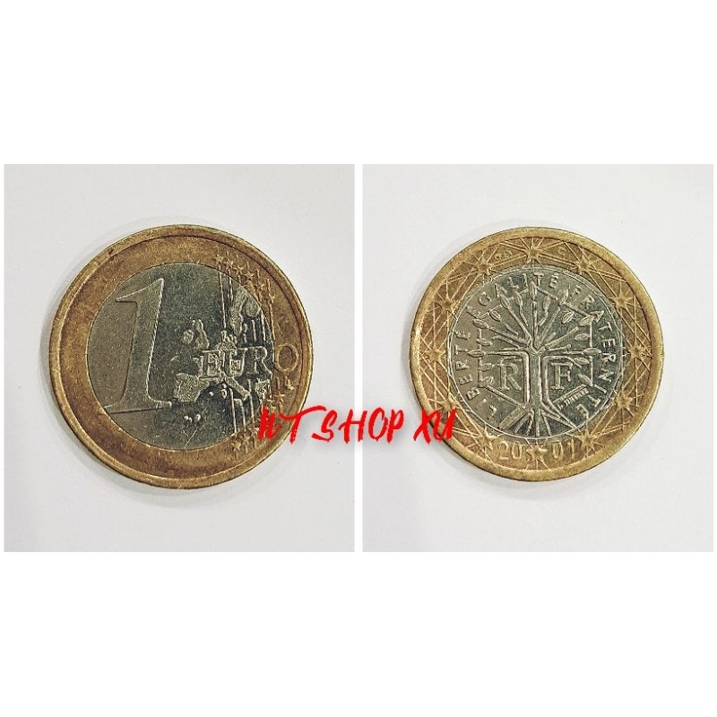 Đồng xu 1 Euro Pháp, France ( 1999-2006 )