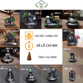 Thác khói trầm hương tự nhiên khói tỏa ngược tiểu cảnh thư giãn, khử khuẩn, giảm stress, an nhiên, trầm hương cao cấp T1
