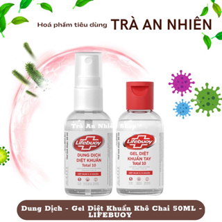 Lifebuoy gel diệt khuẩn rửa tay khô bảo vệ vượt trội 10 chai 50ml/100ml