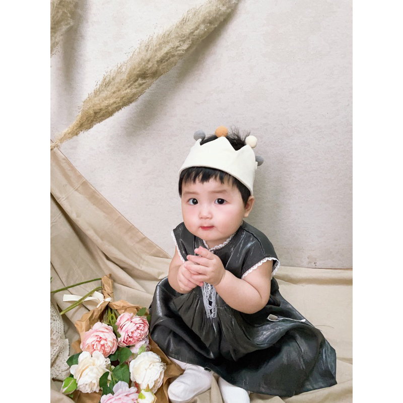 Vương miện bông baby Tiệm Su Kids