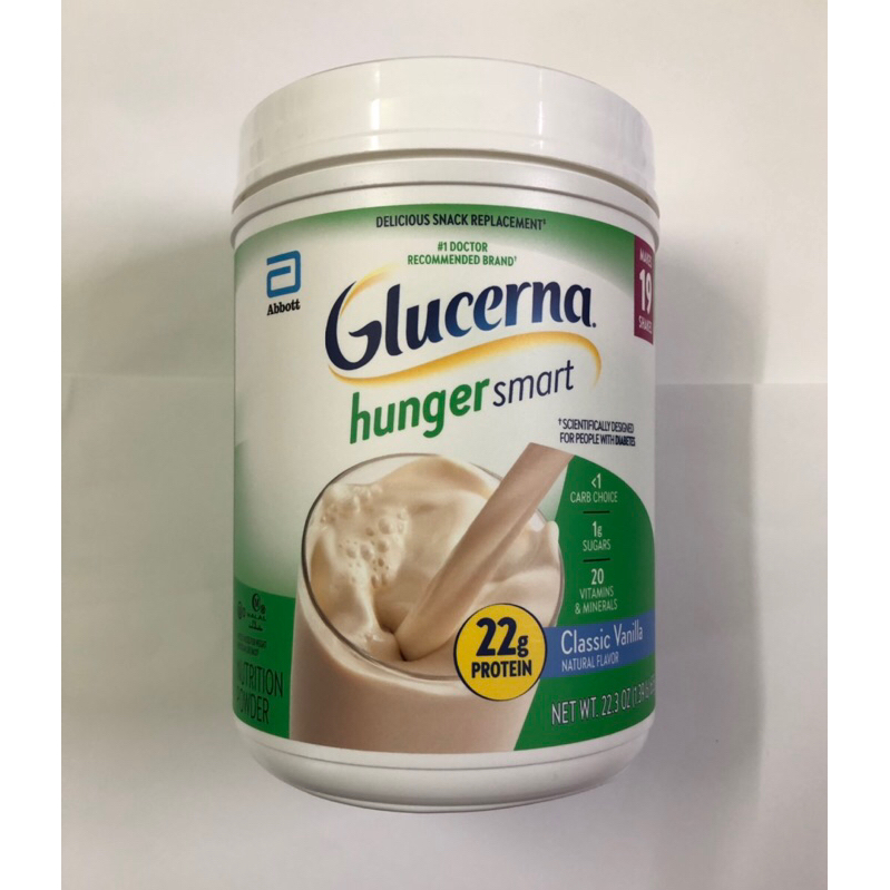 Sữa bột Glucerna Hunger Smart 635g dành cho người tiểu đường- Mỹ