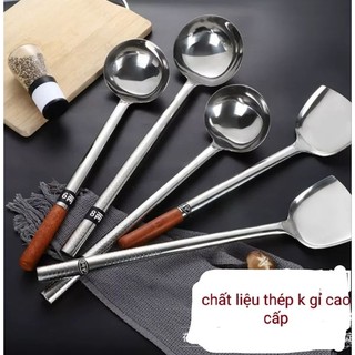 Muôi inox,vá inox dùng cho các quán ăn ,nhà hàng khách sạn