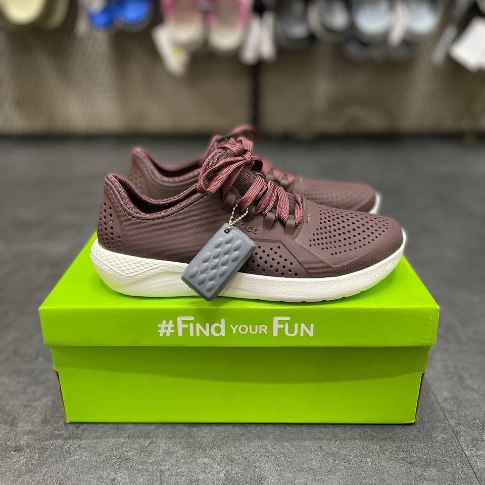 GIÀY NHỰA CROSS LITERIDE PACER CHO CẢ NAM VÀ NỮ MÀU ĐEN TUYỀN