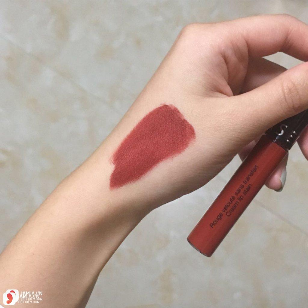 Son kem SEPHORA Cream Lip Stain màu 25 Coral Sunset