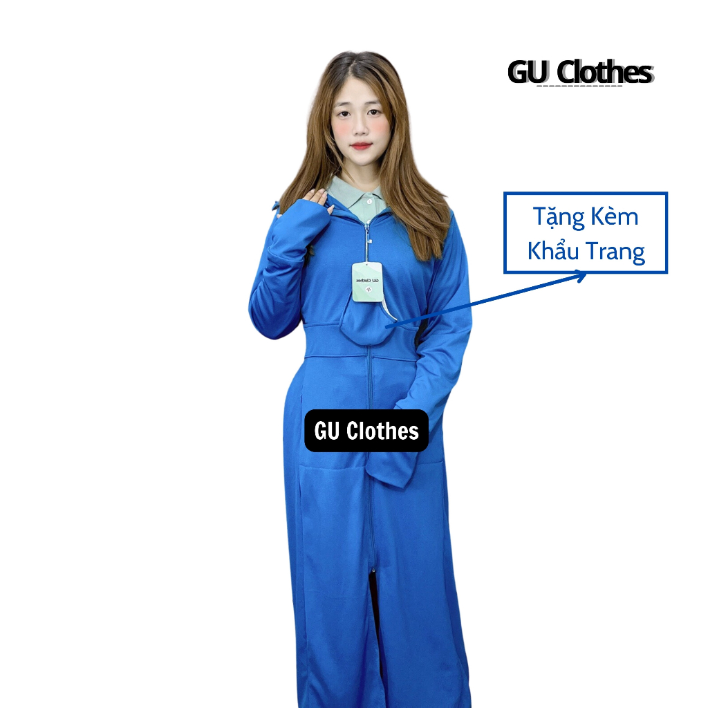 Áo Chống Nắng Dài Toàn Thân 2 Lớp GU Clothes Cao Cấp | BigBuy360 - bigbuy360.vn