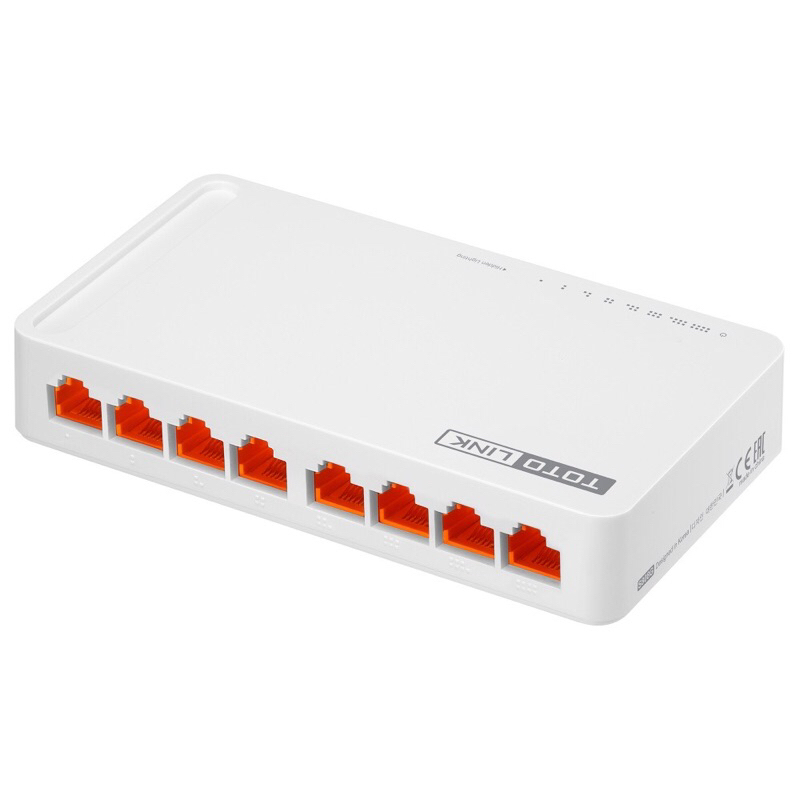 Bộ Chia Mạng Switch 8 Port 10/100Mbps TOTOLINK S808 Bộ chia mạng cho PC Laptop dễ sử dụng