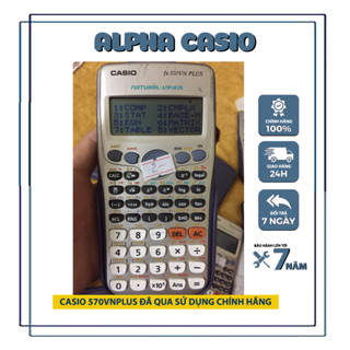  Máy Tính Casio FX570VNPLUS Độ Mới 80-85%| Máy Tính Bỏ Túi Cũ Chính Hãng 