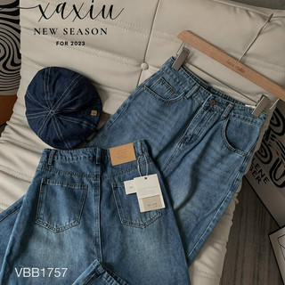 CHÂN VÁY BÒ DÀI XẺ SAU