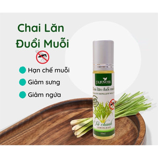 Chai lăn đuổi muỗi tinh dầu Sả Chanh thiên nhiên Purevess 10ml